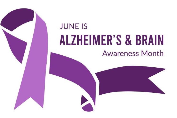 Alzheimer’s and brain awareness month banner Alzheimer’s and brain awareness month banner