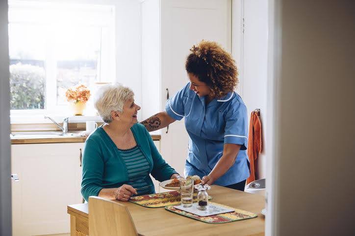 The Benefits of Hiring a Senior Home Care Agency – june Home care caregiver lady with an old woman
